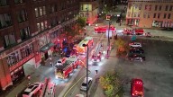 ﻿Firefighters respond to fire at apartment complex in downtown Cincinnati