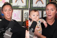 Kylie Kelce gives rare glimpse of 6-month-old daughter Finnley's face mid