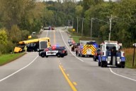 Man Killed and 2 Injured When School Bus, Pickup Truck Collide