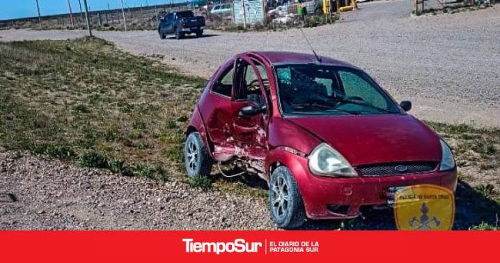 Ruta N°3 Fuerte choque deja importantes daños en los rodados