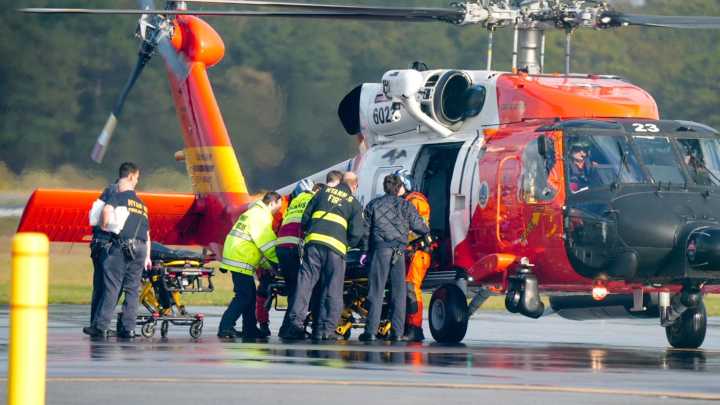 3 rescued from Massachusetts island after boat fire
