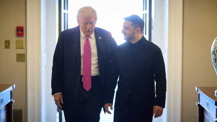 Trump y Zelenski coincidieron en "disminuir tensiones" con Rusia antes de considerar ataques