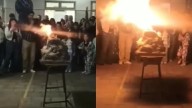 Argentina: Intentaron simular la explosión de un volcán en una feria de ciencias y todo terminó de la peor forma