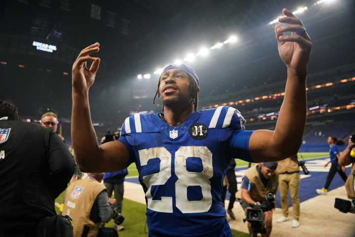 Jonathan Taylor’s 80-yard TD had Colts’ Michael Pittman Jr. going ‘Oh s**t!