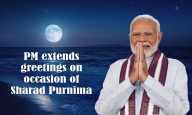 PM extends greetings on occasion of Sharad Purnima