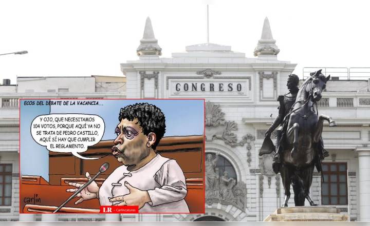 "Ecos del debate de la vacancia": Carlincatura compara las intervenciones de parlamentarios contra Castillo y Boluarte
