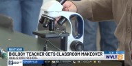 Halls High School biology teacher gets major classroom makeover