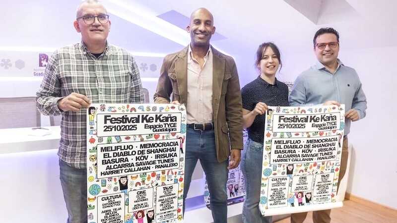 Melifluo, la banda de miembros de Supersubmarina, cabeza de cartel del Ke Kaña