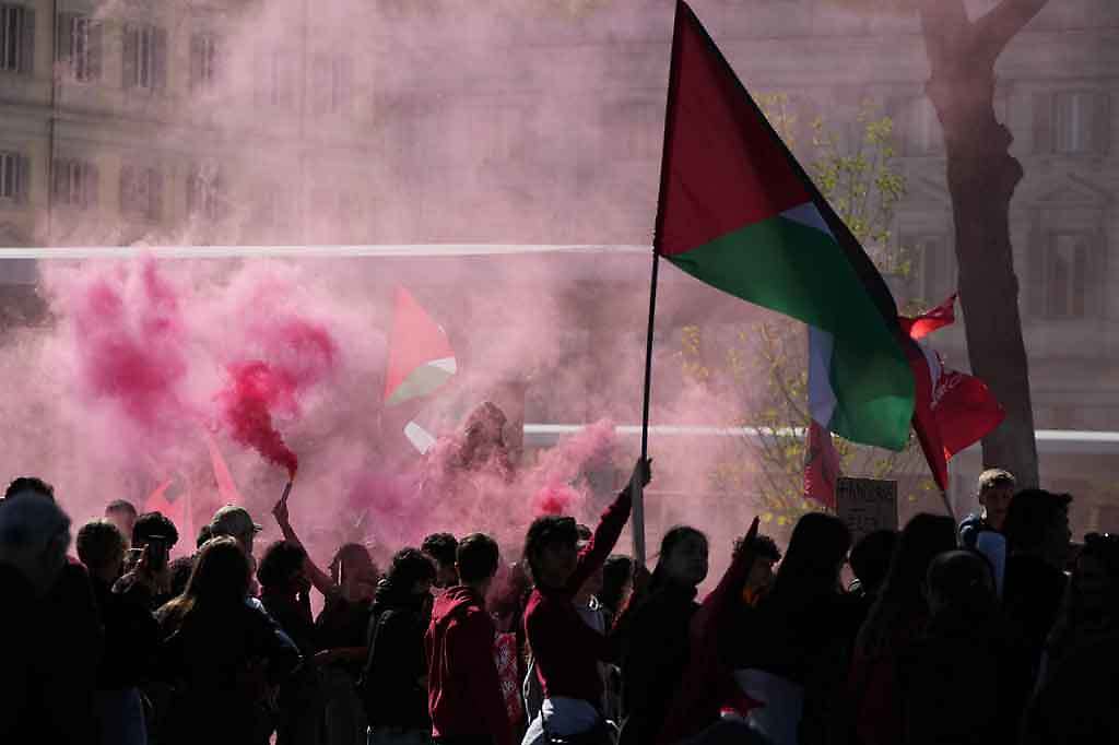 Crecen protestas en Italia contra crímenes de Israel en Gaza