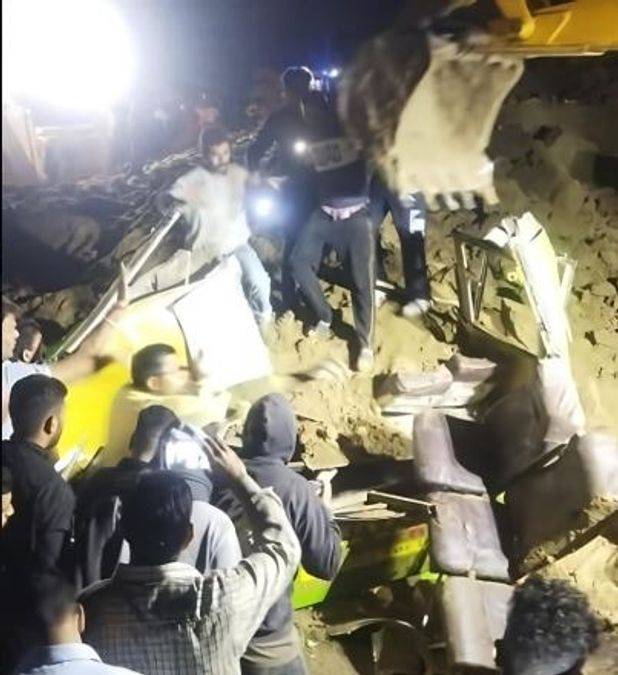 18 dead after massive landslide buries bus in Himachal’s Bilaspur