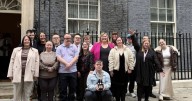 Motherwell MP welcomes Ups and Down theatre group to Downing Street after Pride of Britain win