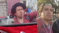 El hombre casado con una muñeca de trapo en Bogotá reapareció limpiando vidrios en un semáforo