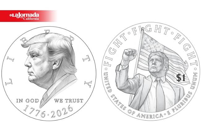 Tesoro de EU considera acuñar una moneda con la cara de Trump