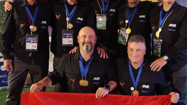 Dos altoaragoneses, campeones del mundo de pesca a mosca máster con España