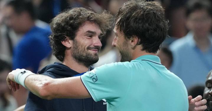 Vacherot stuns Djokovic; will face cousin in Shanghai Masters final