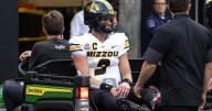 Missouri QB Pribula carted off field with dislocated left ankle