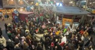 Anti-Israel protests at UK train stations as passengers 'barred from platforms'