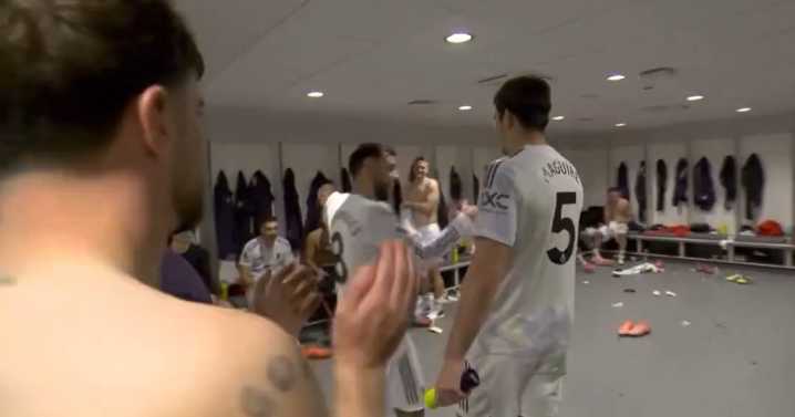 Behind the scenes footage of Man United dressing room after Liverpool victory spoke volumes