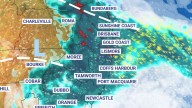 New hail-bearing storm front hovering over NSW, Queensland border set to batter residents still reeling from wild weekend weather