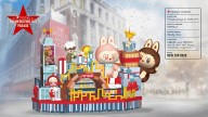 Labubu making their debut on a float at the 2025 Macy's Thanksgiving Day Parade