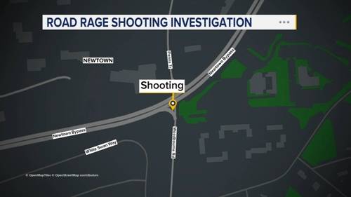 Woman shot during road rage incident in Bucks County, Pennsylvania