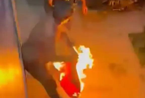 Salta: un hombre prendió fuego su remera para evitar que le secuestren una moto