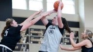 Lana McCarthy trained with Katie Gearlds for Purdue women's basketball