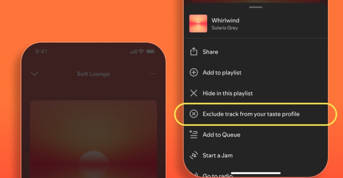 Spotify now lets you exclude specific songs from your algorithm