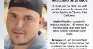 Se busca a Juan Pablo Betancourt Arellano de 26 años de edad.