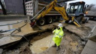 Akron water main break disrupts businesses in Canal Place area
