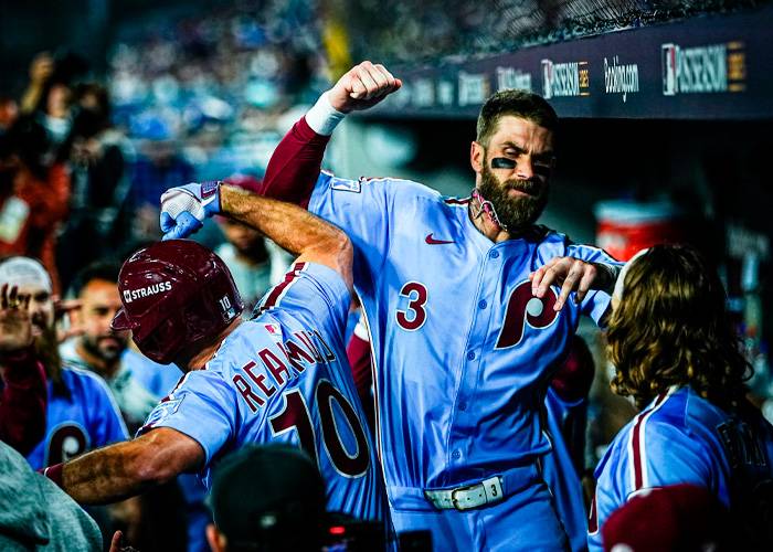 Serie Divisional Liga Nacional, despertaron los bates de los Filis y vencieron en el tercer juego 8×2 a Los Dodgers