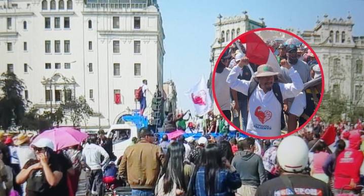 Alcalde de Pataz llegó a Lima tras más de 45 días de “marcha de sacrificio”