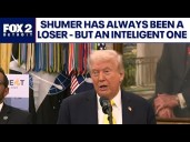 Trump talks 'Democrat shutdown' of Congress, blasts Shumer