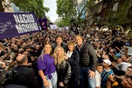 Milei fue en campaña a Tres de Febrero y se tuvo que ir