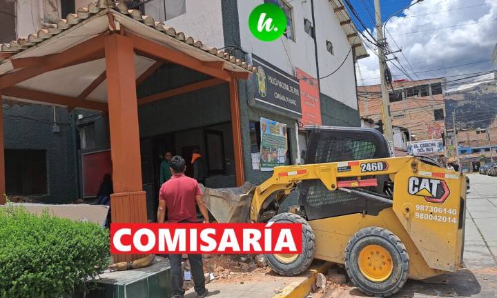 Aceleran trabajos de mantenimiento en la comisaría de Huaraz