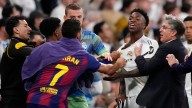Real Madrid's Lunin sent off, 5 booked in post