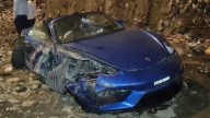 Porsche racing BMW at 150 kmph crashes on Mumbai highway, driver injured