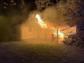 Early morning house fire in Benton Charter Township