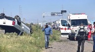 Muere adolescente de 14 años en trágica volcadura sobre la carretera a Delicias