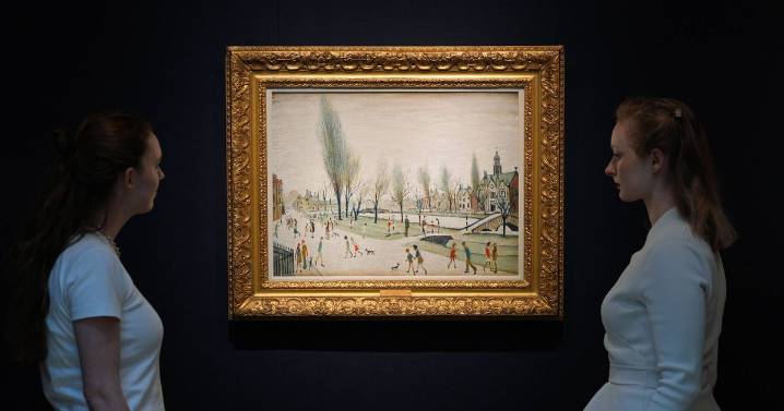 LS Lowry's Bourton-on-the-Water artwork could fetch over half a million at auction
