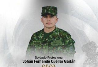 Un soldado murió y cinco más quedaron heridos en atentando en Cauca