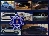 Aseguran ocho autos robados tras denuncias ciudadanas