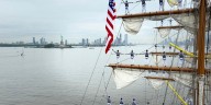 Regresa de Nueva York el buque escuela Cuauhtémoc, tras accidente en el puente de Brooklyn