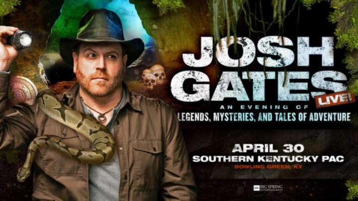 Discovery Channel’s ‘Expedition Unknown’ explorer Josh Gates bringing tour to SKYPAC