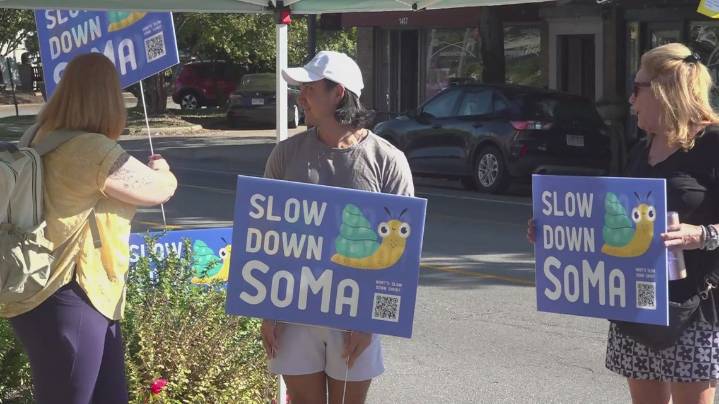 Little Rock traffic-calming project being installed ahead of Fiesta En SoMA