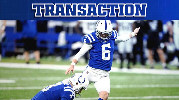 Colts sign kicker Michael Badgley, place Spencer Shrader on injured reserve
