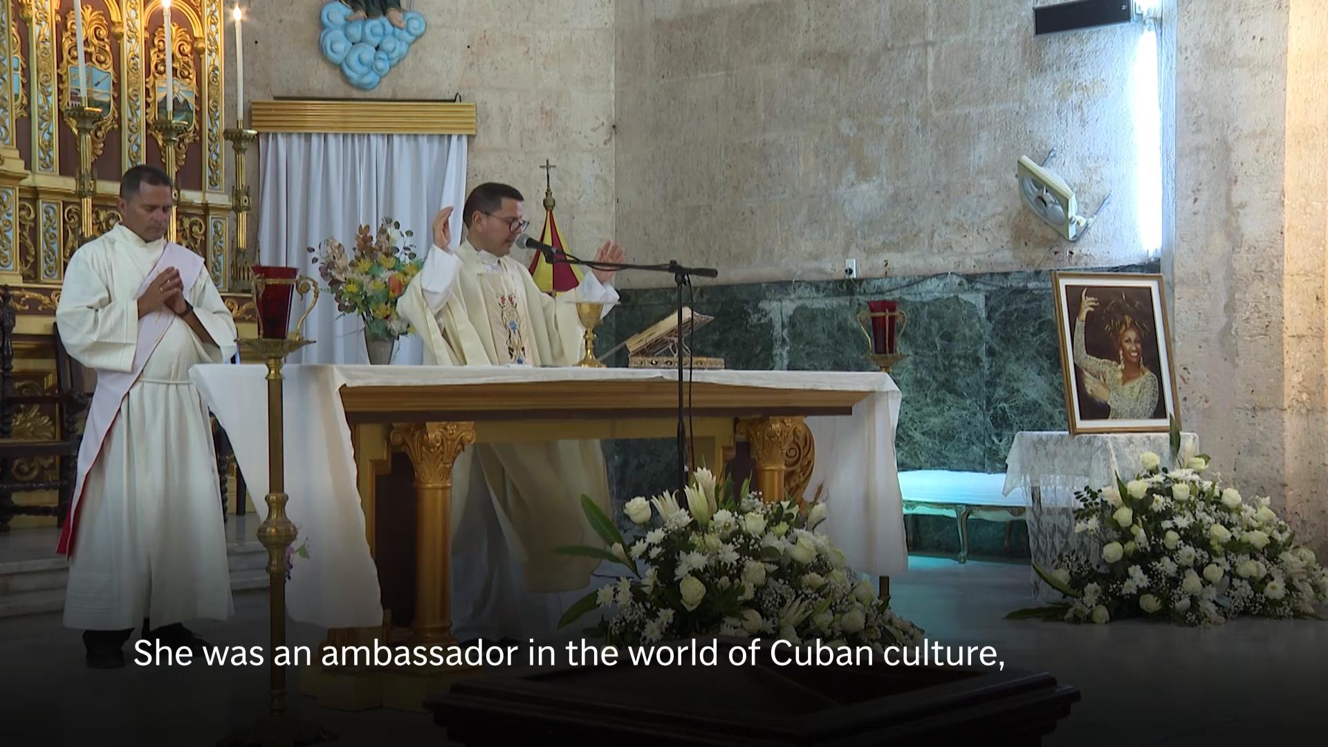 Mass in Cuba honors Celia Cruz's centenary after official silence and censorship accusations