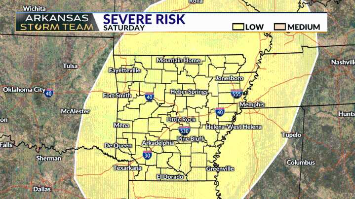 Arkansas Storm Team Forecast: Very warm until our next cold front