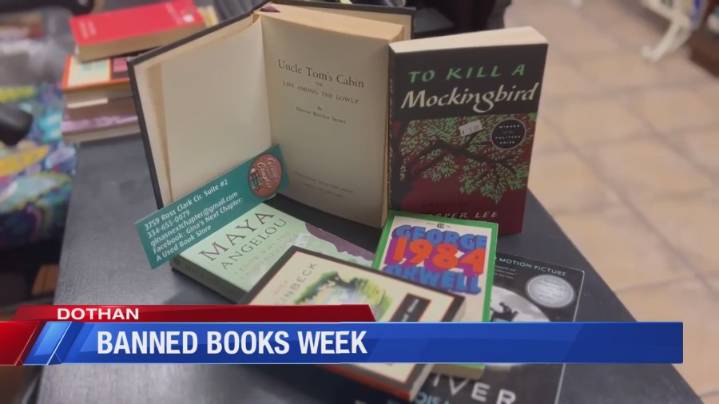Dothan bookstore owner highlights importance of reading banned books