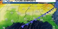 Cold front has moved through, opening the door for nicer, more fall